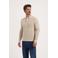 Saint Steve regular polo met ingebreid patroon GUNTHER beige
