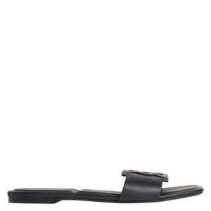 Provence leren slippers zwart