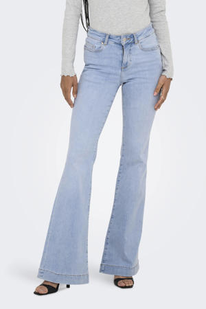 flared jeans light blue denim