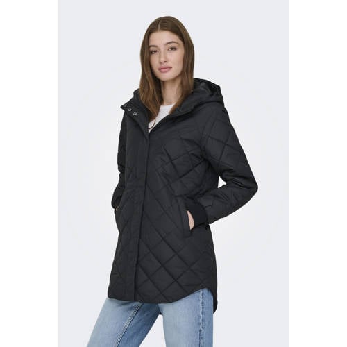 ONLY jack quilted zwart afbeelding