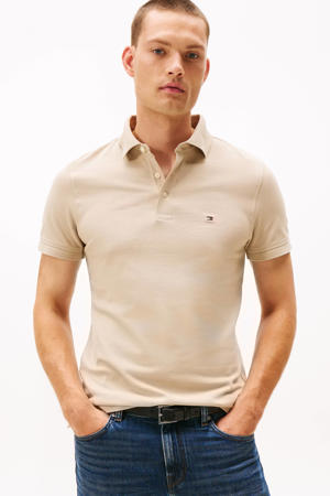 slim polo beige