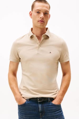 slim polo beige