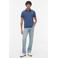 Tommy Hilfiger slim polo blauw