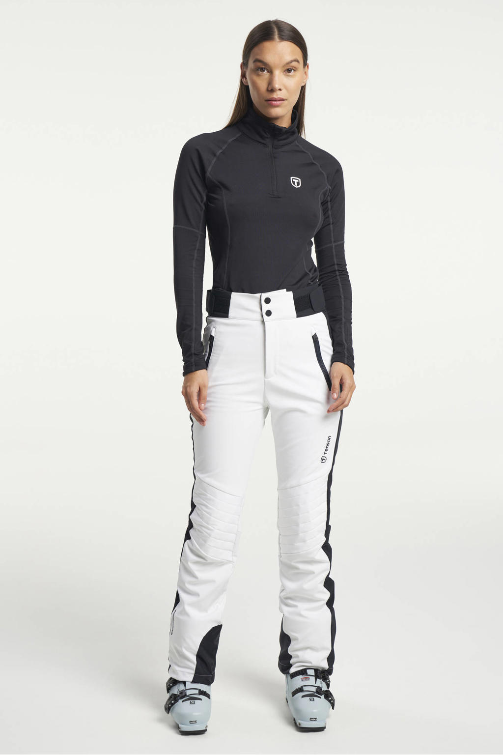 Tenson softshell skibroek Grace wit