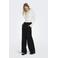 ONLY wide leg high waist broek zwart