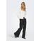 ONLY straight regular waist broek zwart