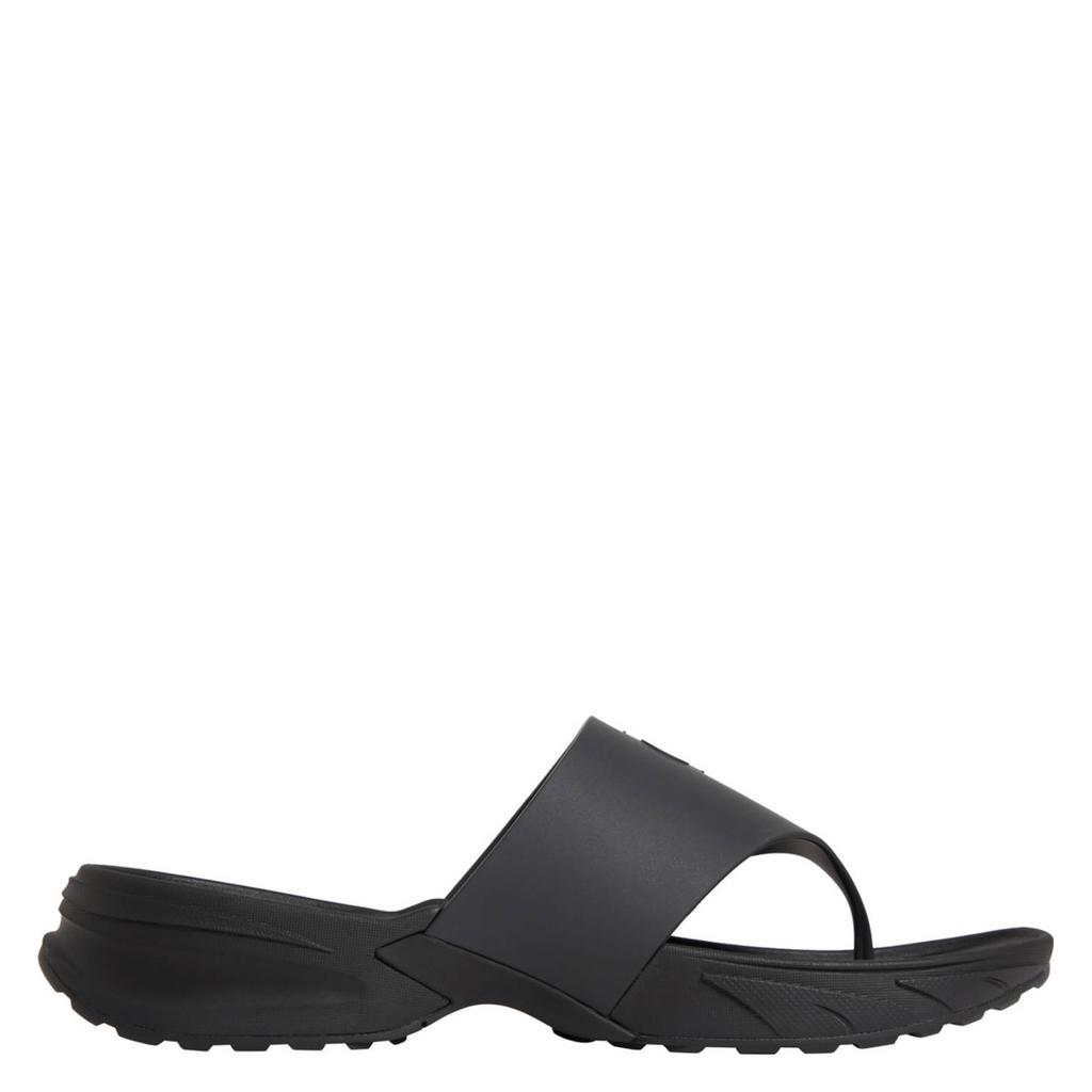 Zwarte heren Calvin Klein teenslippers van rubber