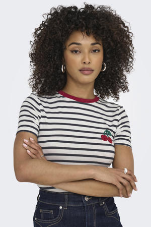 gestreepte T-shirt