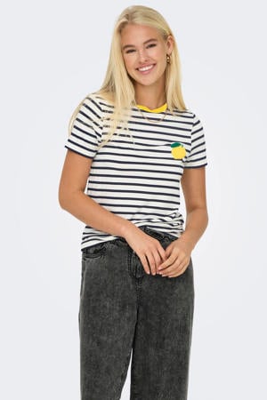 gestreepte T-shirt