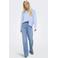 ONLY blouse met strepen lichtblauw