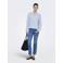 ONLY top lichtblauw broderie