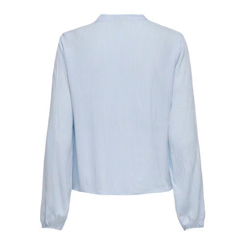 ONLY top lichtblauw broderie afbeelding