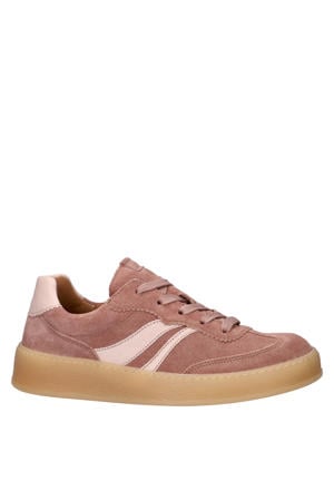 suède sneakers oudroze