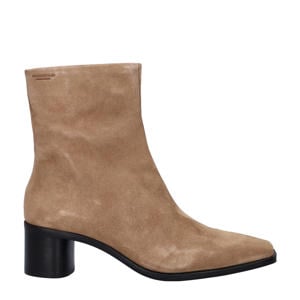Fay suède enkellaarzen beige