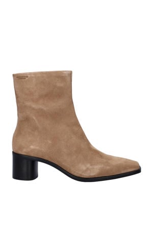 Fay suède enkellaarzen beige