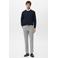 Mango Man Bologna slim chino grijs
