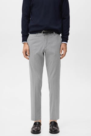 Bologna slim chino grijs