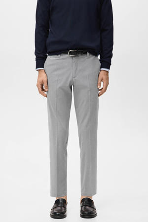 Bologna slim chino grijs