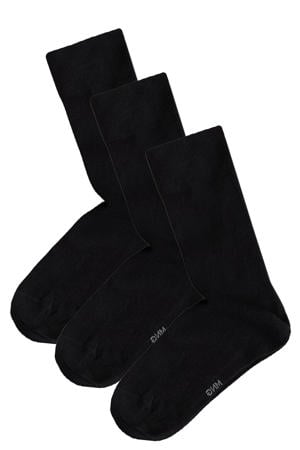 sokken - zwart (set van 3)