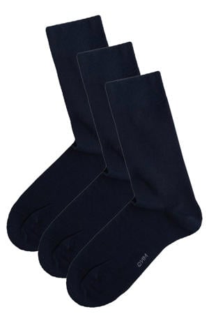 sokken - donkerblauw (set van 3)