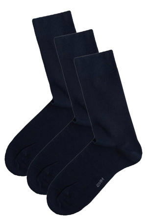 sokken - donkerblauw (set van 3)