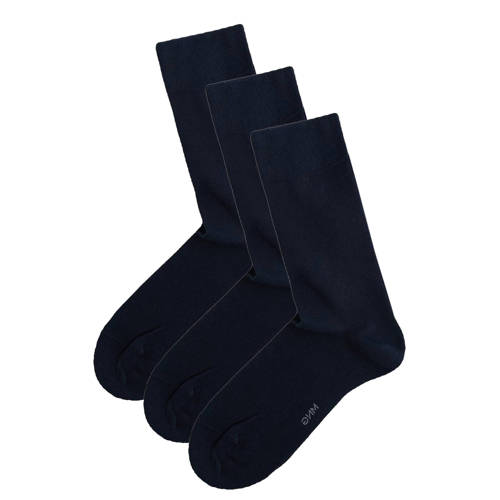 Mango Man sokken - set van 3 donkerblauw afbeelding