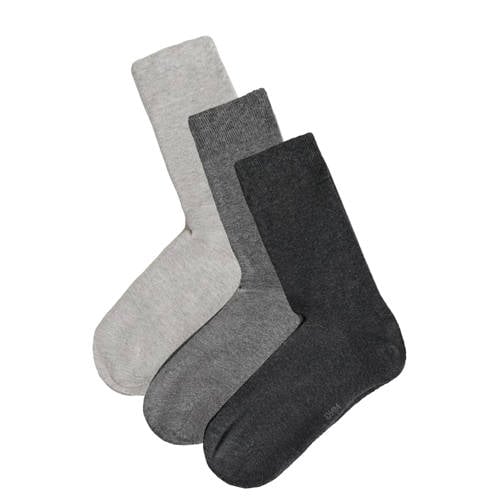 Mango Man sokken - set van 3 grijs afbeelding
