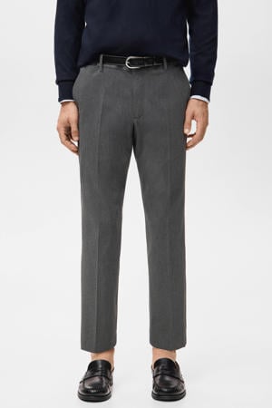 Bologna slim chino grijs