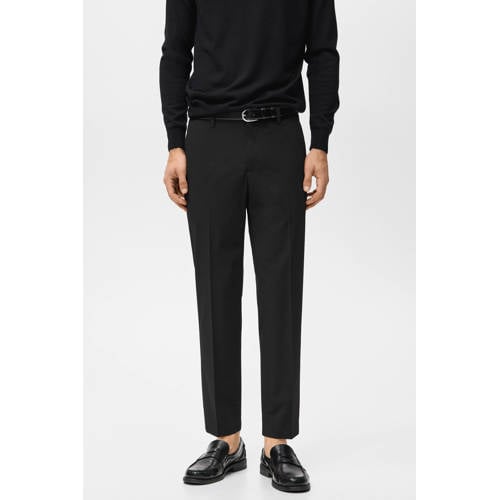 Mango Man Bologna slim chino zwart afbeelding