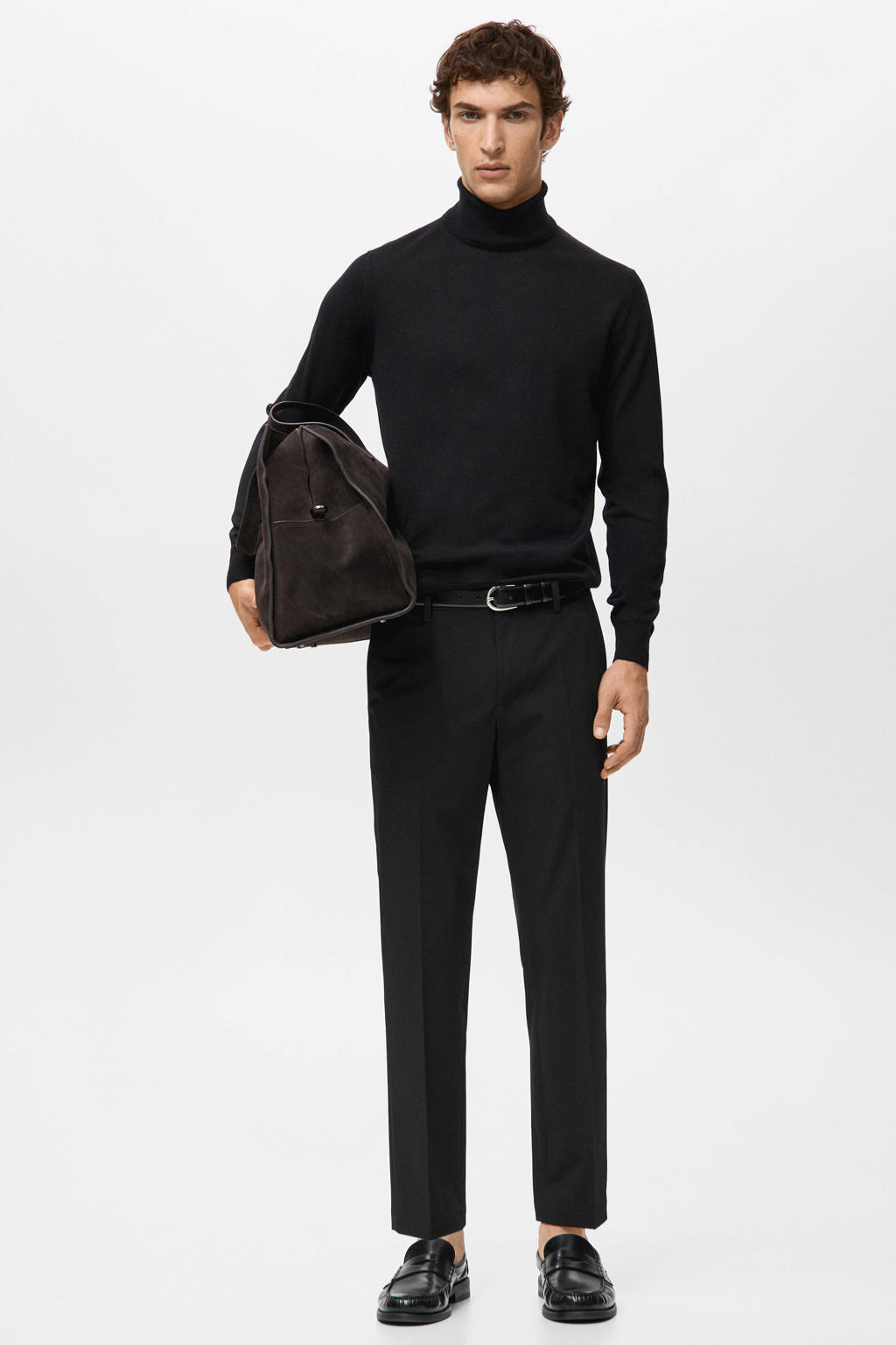 Mango Man Bologna slim chino zwart