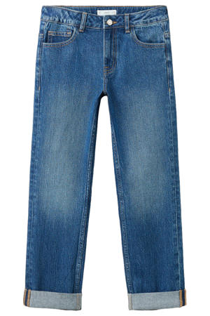 tapered jeans medium blue denim