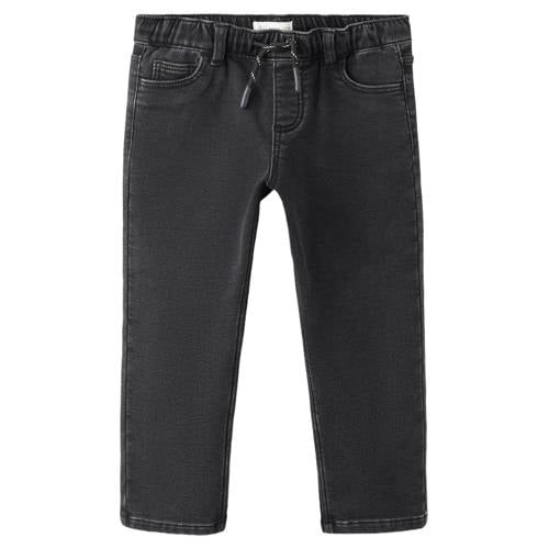 Mango Kids slim fit jeans black denim afbeelding