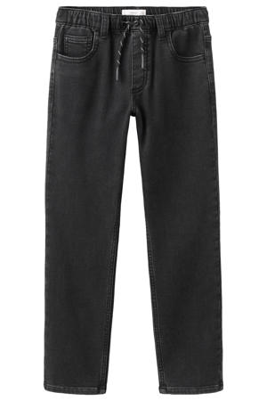 tapered jeans black denim