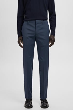 super slim pantalon - middenblauw