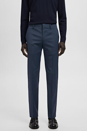 super slim pantalon - middenblauw