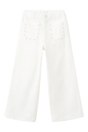 high waist wide leg jeans beige
