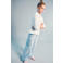 Mango Kids wide leg jeans light blue denim