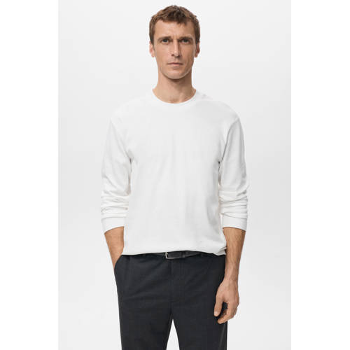 Mango Man longsleeve wit afbeelding