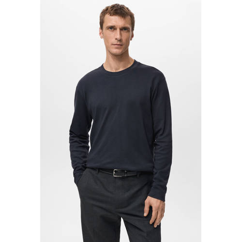 Mango Man longsleeve donkerblauw afbeelding