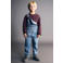 Mango Kids denim tuinbroek medium blue denim