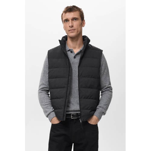 Mango Man bodywarmer zwart afbeelding