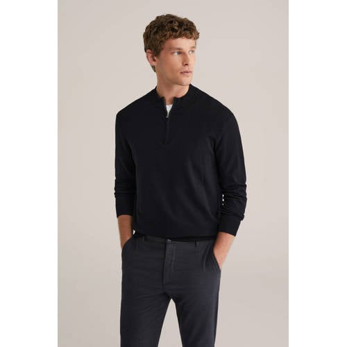 WE Fashion sweater zwart afbeelding