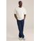 WE Fashion Blue Ridge relaxed T-shirt met textuur ecru