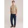 WE Fashion regular T-shirt beige
