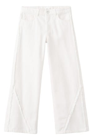 low waist wide leg jeans wit