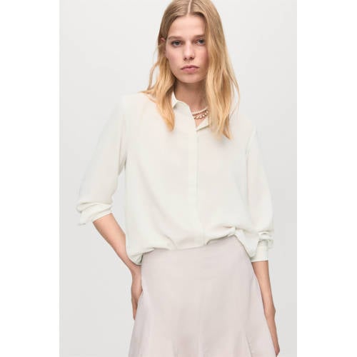 Mango blouse ecru afbeelding