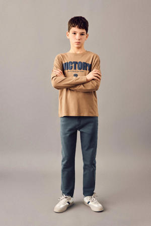 casual broek marineblauw