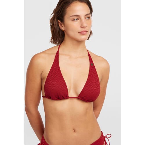 O'Neill voorgevormde triangel bikini O'Riginals Crochet rood afbeelding