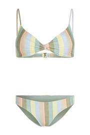 thumbnail: O'Neill voorgevormde bikini set Malibu Matira groen/lichtblauw/geel
