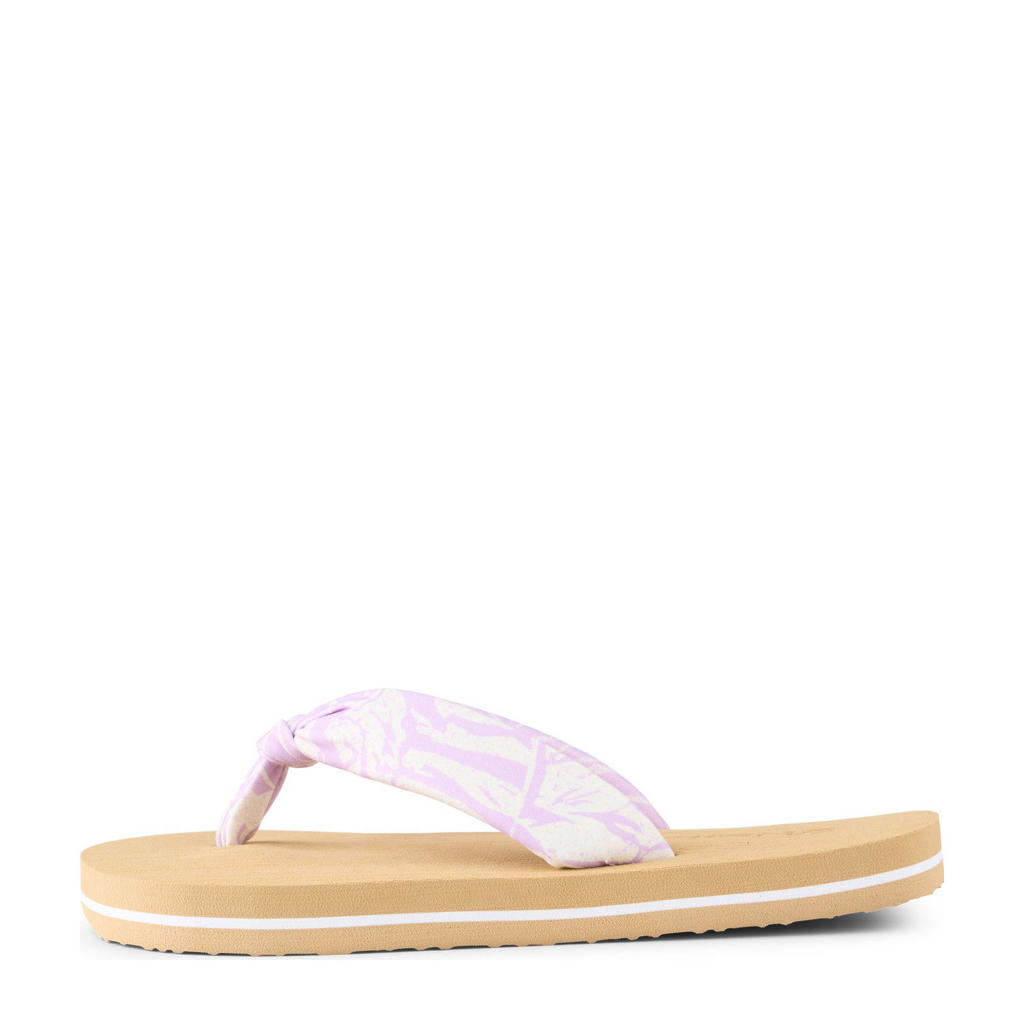 Lila en witte meisjes O'Neill teenslippers van 100% ethyleenvinylacetaat